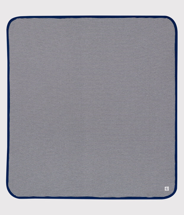 Wendbare Decke mit UV-Schutz aus Jersey blau/weiss