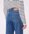 Damen-Hose mit geradem Schnitt aus Denim blau DENIM MOYEN