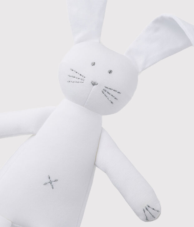 Baby-Kuschelh&auml;schen aus Jersey in Wei&szlig; weiss
