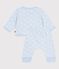 2-teiliges langbeiniges Baby-Set aus Baumwolle mit Walmotiv blau TOUDOU/ MILK