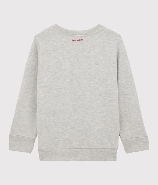 Kinder-Sweatshirt aus Molton für Mädchen / Jungen grau BELUGA/blau MEDIEVAL
