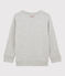 Kinder-Sweatshirt aus Molton für Mädchen / Jungen grau BELUGA/blau MEDIEVAL