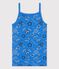 Trägershirt L’ICONIQUE aus BIO-Baumwolle für Damen blau BRASIER/weiss MULTICO