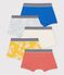 5er-Set Boxershorts aus Baumwolle mit Hawaiimuster für Jungen variante 1