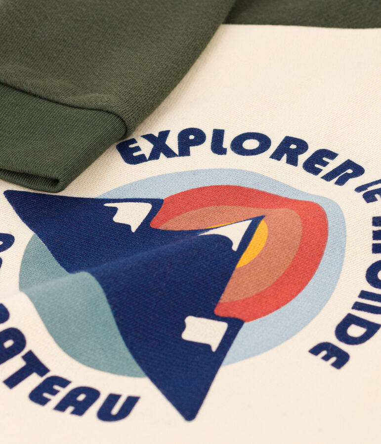 Kinder-Sweatshirt mit Kapuze f&uuml;r Jungen AVALANCHE/ AVORIAZ