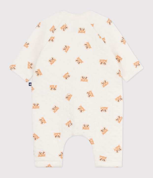 Baby-Kurzoverall aus Baumwolle mit roten Pandas naturfarben/vielfarbig
