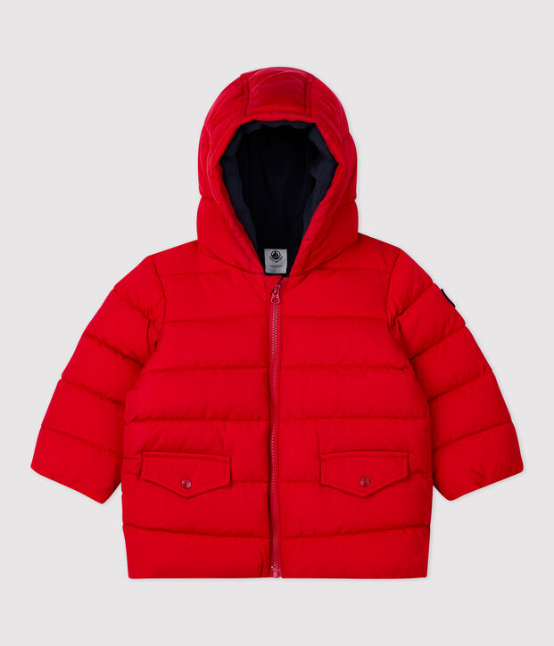 Gesteppter Baby-Anorak rot