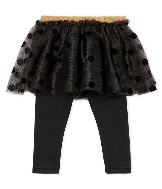 Baby-Leggingrock Mädchen grau CAPECOD
