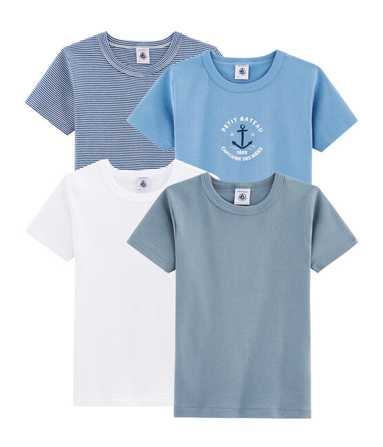 Überraschungstüte mit 4 kurzärmligen T-Shirts für Jungen variante 1