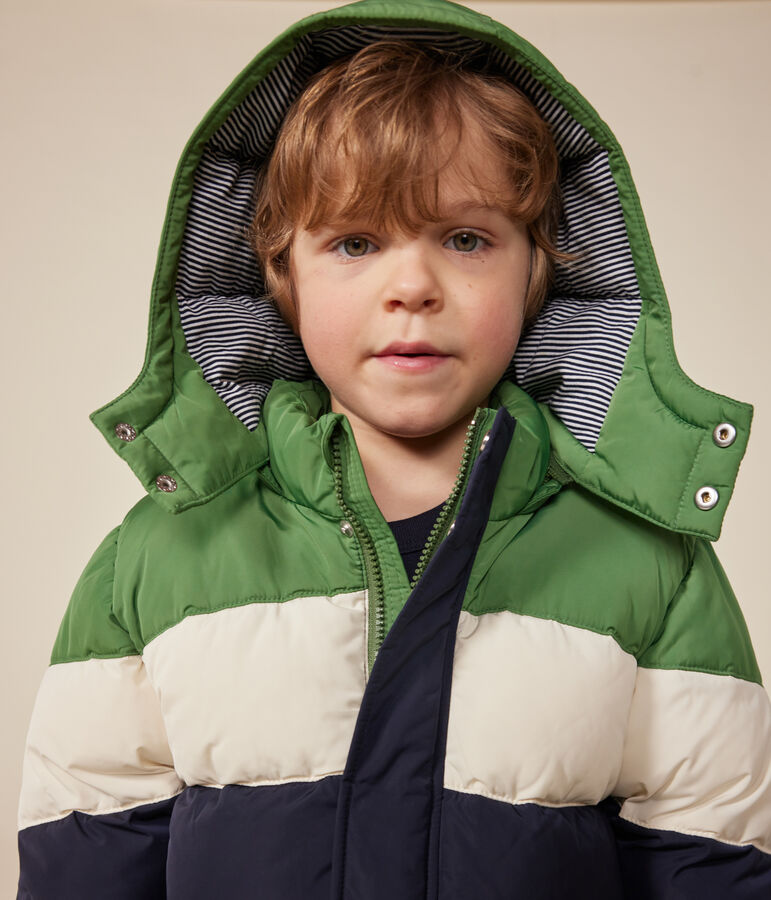 Kinder-Winterjacke f&uuml;r Jungen blau/vielfarbig