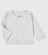 Baby-Cardigan aus 2x2-Rippstrick aus Bio-Baumwolle