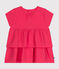 Kurzärmeliges Baby-Kleid rosa GLOSS