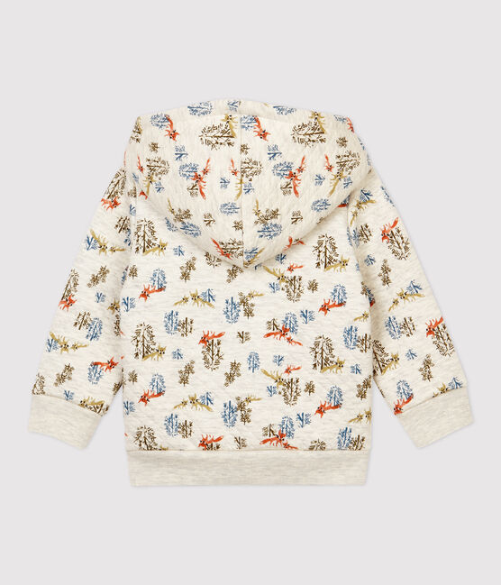Gesteppter Baby-Cardigan. beige MONTELIMAR/weiss MULTICO