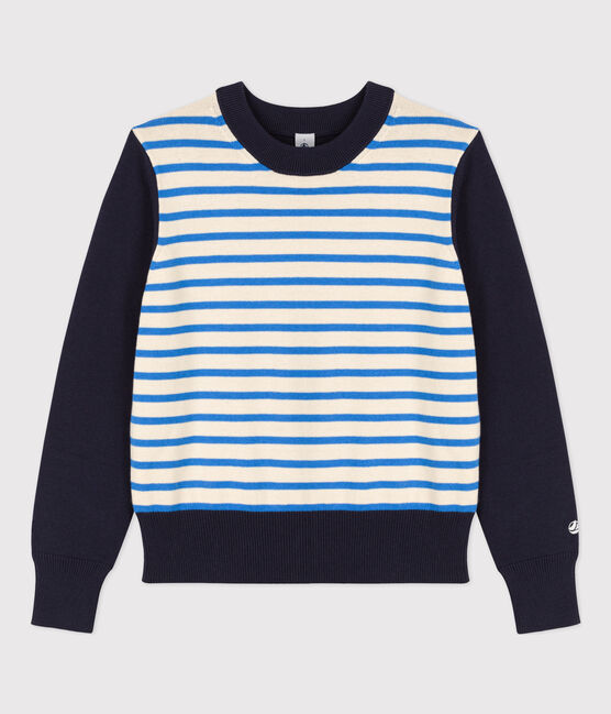 Pullover aus Baumwolle mit Streifen für Damen SMOKING/ AVALANCHE/ EDNA