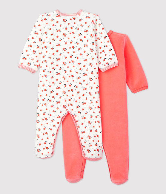 2er-Set Baby-Strampler aus Velours variante 1