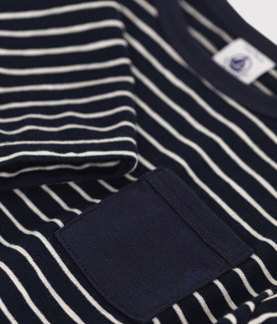 Langärmeliges Baby T-Shirt aus feinem Jersey SMOKING/ MONTELIMAR