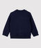 Baby-Cardigan aus gestepptem Doppeljersey blau SMOKING