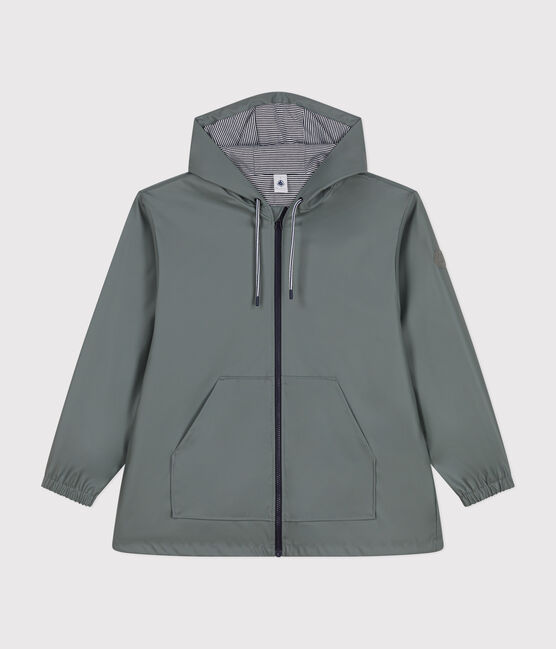 Damen-Regenjacke mit Kapuze grün THUYA