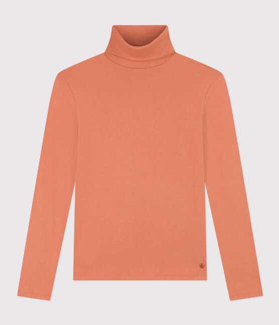 T-Shirt mit Rollkragen L’ICONIQUE aus Baumwolle für Damen rosa SIENNA