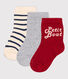 3er-Set Babysocken