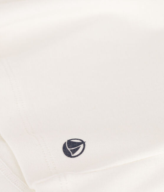 Kinder-T-Shirt aus Baumwolle für Mädchen weiss MARSHMALLOW