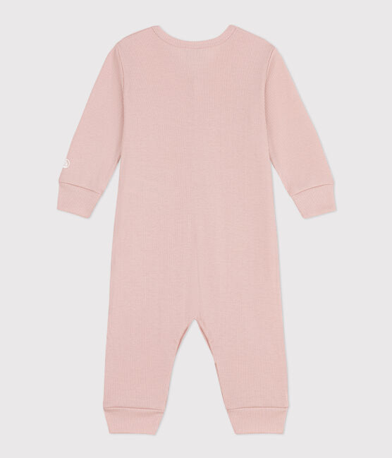 Fußloser Strampler aus Lyocell und Baumwolle rosa SALINE