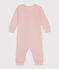 Fußloser Strampler aus Lyocell und Baumwolle rosa SALINE