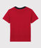 Kurzärmeliges Kinder-T-Shirt aus Baumwolle für Jungen rot TERKUIT
