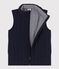 Kinder-Weste aus Doppeljersey blau SMOKING