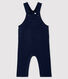 Lange Baby-Latzhose aus Molton für Jungen