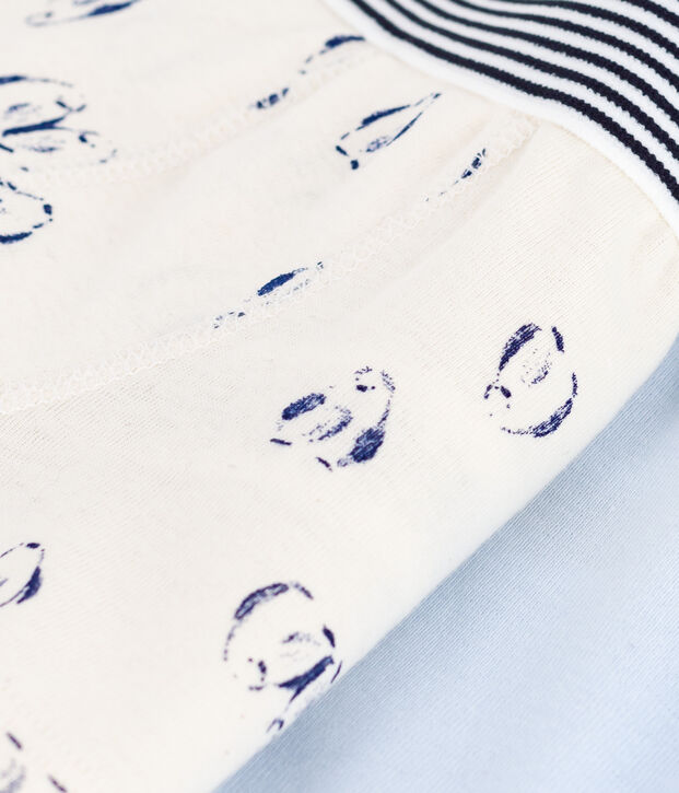 Set Kinder-Boxershorts aus Baumwolle mit Pingouin-Motiv vielfarbig