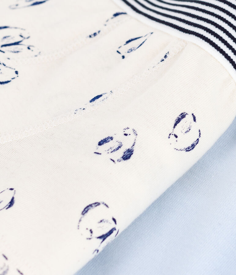 Set Kinder-Boxershorts aus Baumwolle mit Pingouin-Motiv vielfarbig