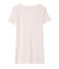 Kurzärmliges T-Shirt mit V-Ausschnitt für Damen rosa FLEUR