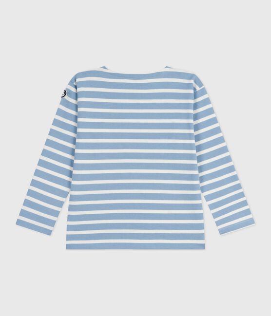 Kinder-Streifenshirt "Marinière" aus Baumwolle blau ADRIATIC/ MILK