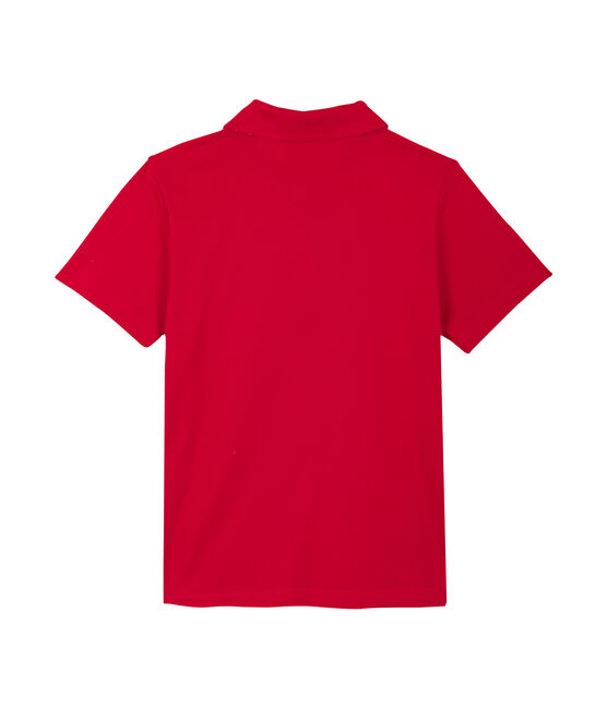 Kinder-Poloshirt Jungen rot TERKUIT