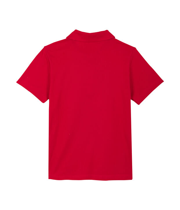 Kinder-Poloshirt Jungen rot