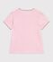 Kurz&auml;rmeliges Kinder-T-Shirt mit Streifen rosa/weiss
