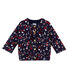 Gesteppter Baby MädchenCardigan aus gedoppeltem Jersey mit Print