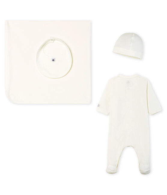Set mit Baby-Geschenk aus Rippstrick variante 1