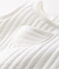 Lange Baby-Latzhose aus gestepptem Doppeljersey für Jungen weiss MARSHMALLOW