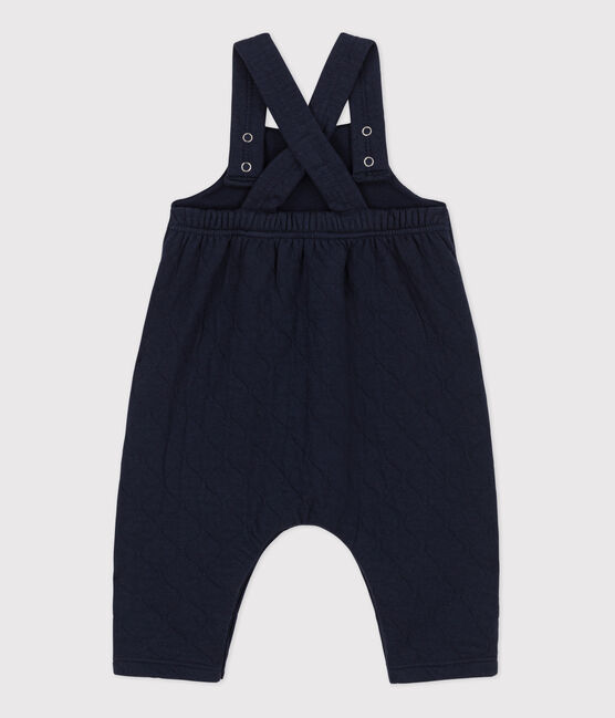Gesteppte Baby-Latzhose aus Baumwolle blau SMOKING