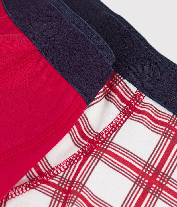 Lot de 2 boxers en coton vielfarbig