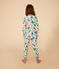 Kinderpyjama aus Baumwolle mit Paris-Printmotiv weiss MARSHMALLOW/weiss MULTICO
