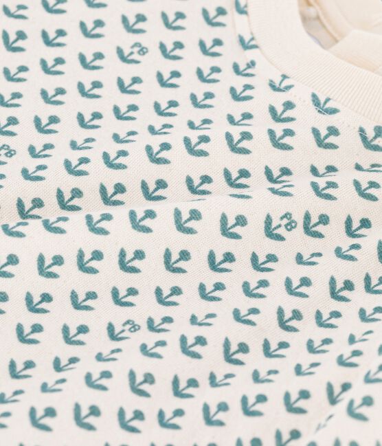 Baby-Sweatshirt aus Doppeljersey weiss AVALANCHE/ BRUT