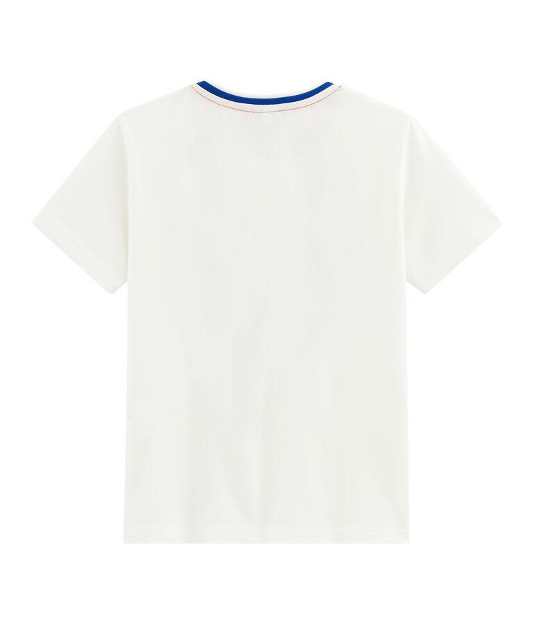 Kinder-T-Shirt f&uuml;r Jungen weiss