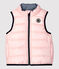Ärmellose Baby-Steppjacke, wendbar, aus recyceltem Polyester rosa MINOIS