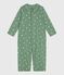 Baby Kombi-Overall mit Kragen aus bedruckter Baumwolle SAULE/ MULTICO