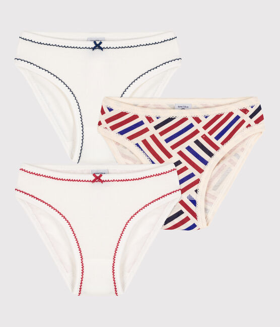 3er-Set Slips aus Baumwolle für Mädchen variante 1