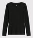 Damen-T-Shirt aus Wolle und Baumwolle