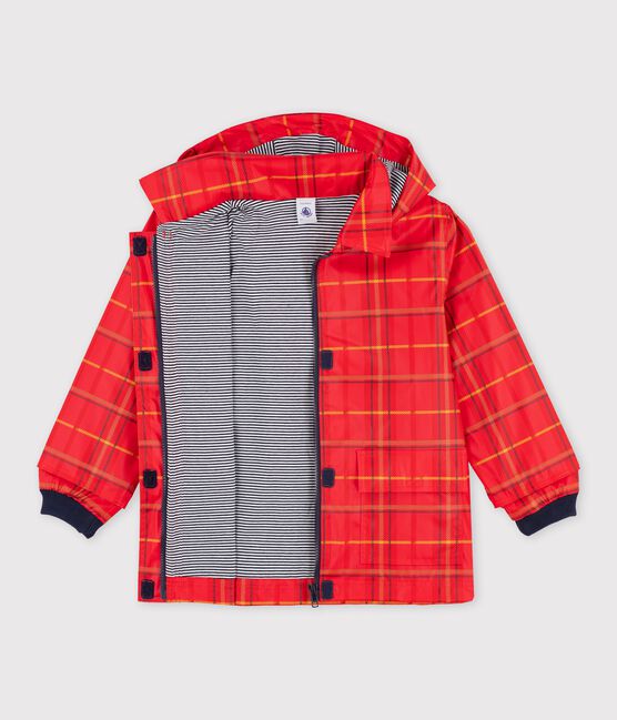 Kinder-Regenjacke mit Karomuster unisex SIGNAL